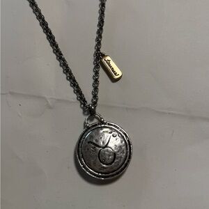 Silver Taurus Necklace
